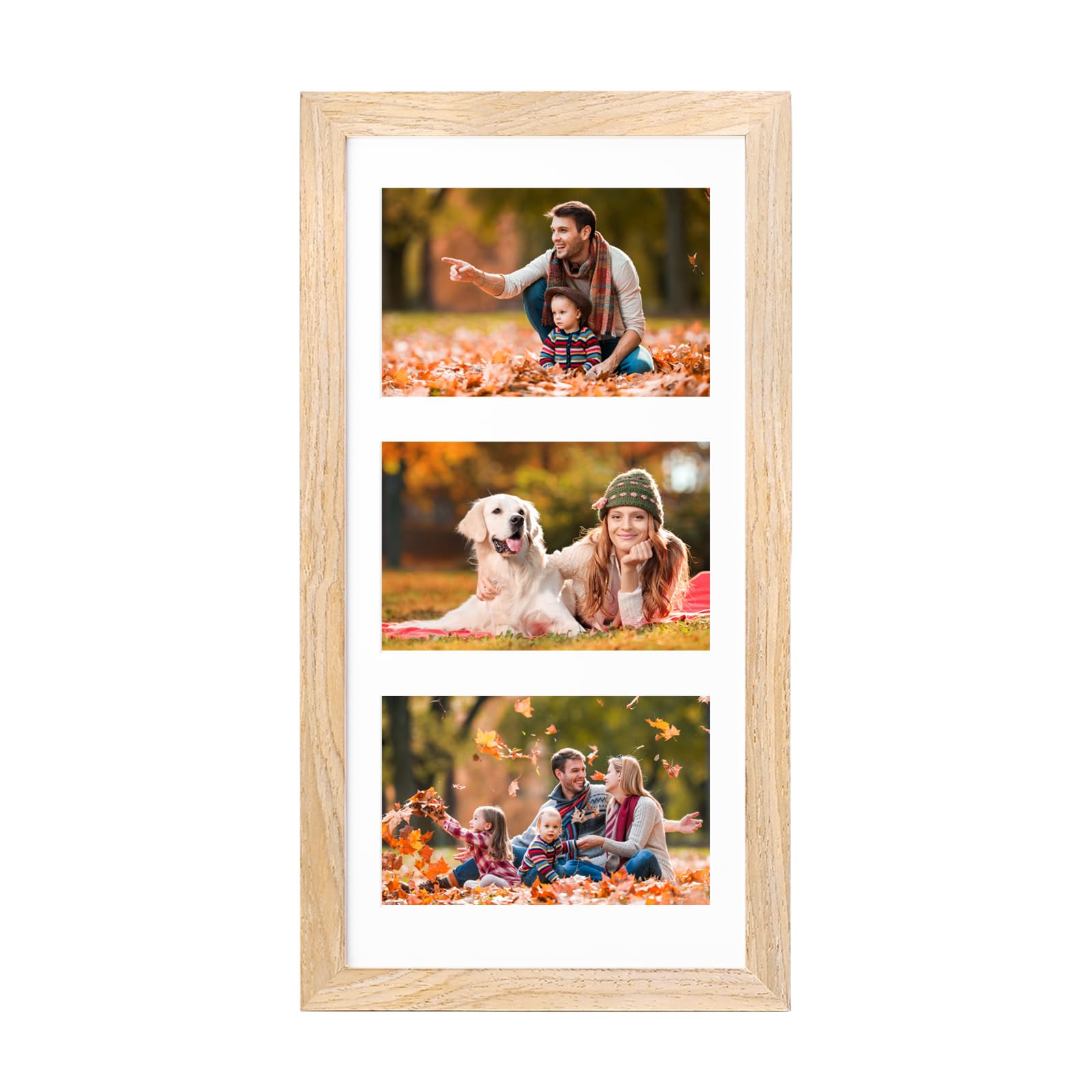 Amazon.com - KINLINK 7x14 Picture Frame, Natural Solid Wood